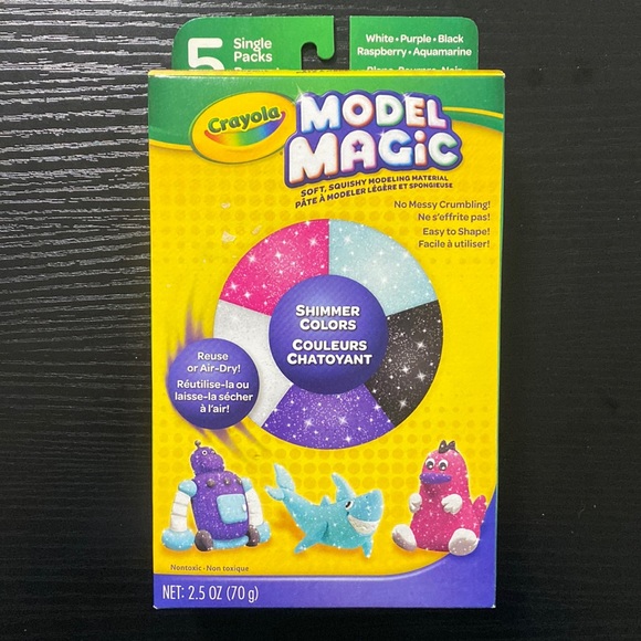 Crayola Toys Crayola Model Magic 5 Count Shimmer Variety Pack Kit